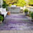 Machine Washable Indoor/Outdoor Xhevrie Purple Rug-111819587