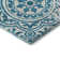 Premium Machine Washable Prisco Teal Rug