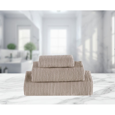 Ensemble de 3 pièces de chambre d'amis en coton turc Mosche