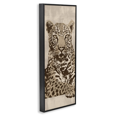 Art de la giclée encadrée gris discret par Andrew Cooper