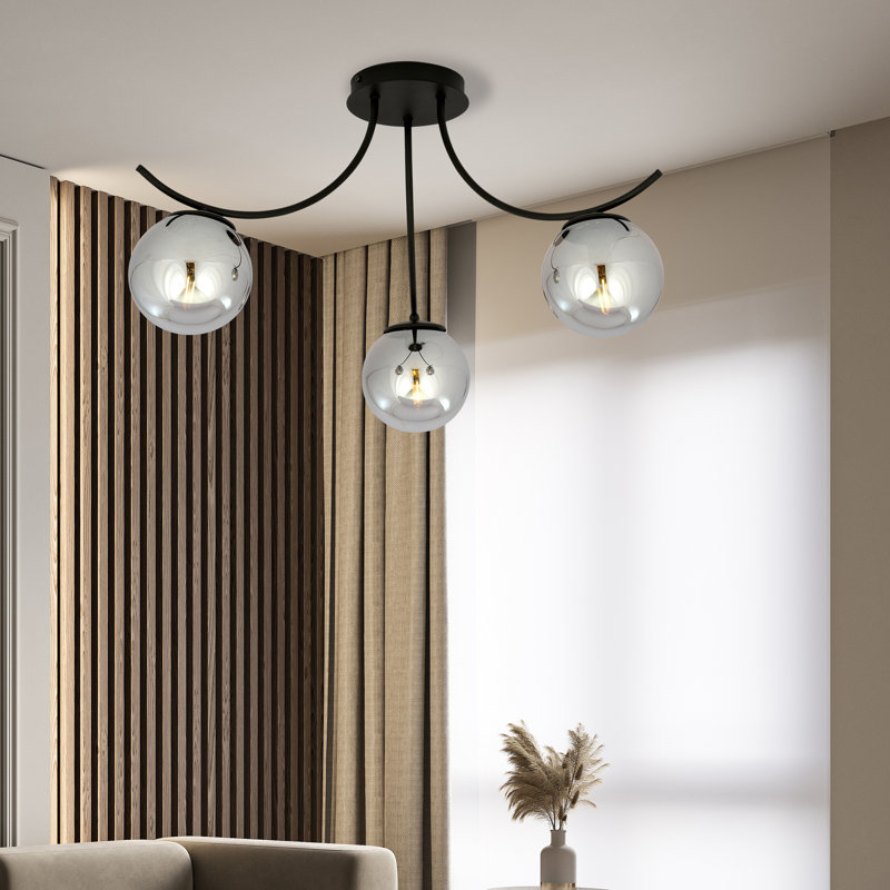 Jin 3 - Light Sputnik Chandelier, Graphite