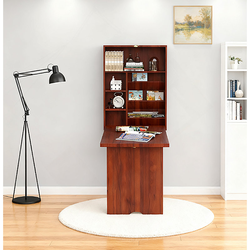 Bureau mural, bureau convertible escamotable