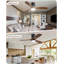132CM 3 - Blade Wood LED Standard Ceiling Fan with Remote Control and Light Kit Included-1072456945