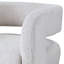 Chaise blanche avec rembourrage en mousse - offre un fauteuil de confort supérieur pour une assise confortable qui répond à vos besoins quotidiens