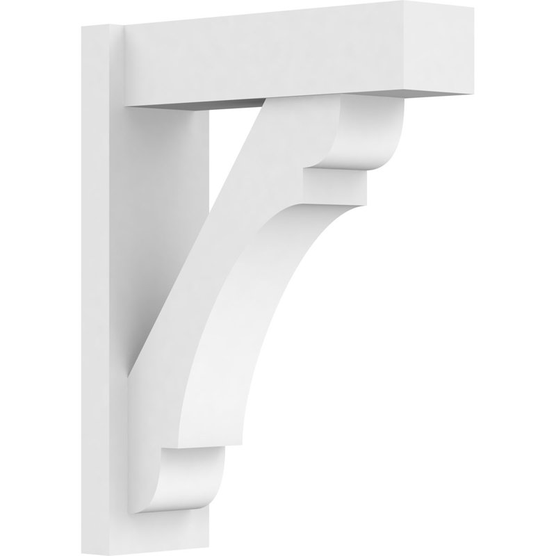 Perspectives en PVC de qualité architecturale avec extrémités blocs, L 7 po, H 26 po x P 20 po