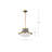 Vanek 1-Light Dimmable Steel Schoolhouse Pendant -1064094980-1064094981
