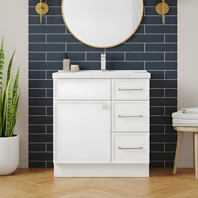 Manhattan 30" Single Bathroom Vanity Set