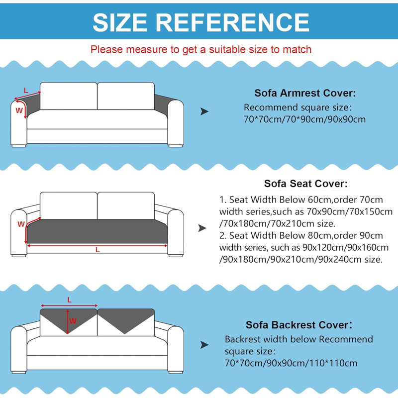 Ahniyah Outdoor Patio Sofa Cover, 90" x 180"
