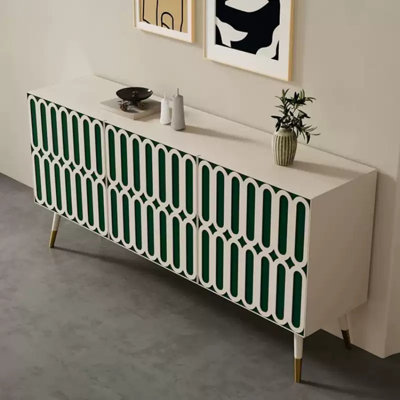 Buffet léger de luxe de style crème