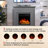 35.35“ Electric Fireplace with Remote Control-1573442149
