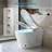 YULIKA Digital Screen Elongated Floor Mounted Bidet Smart Toilet-98305148