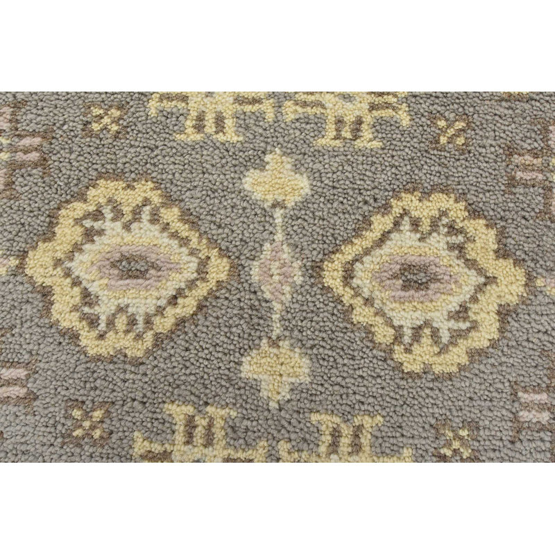 Tapis unique gris de 2 pi 6 po x 7 pi 10 po One-of-a-Kind