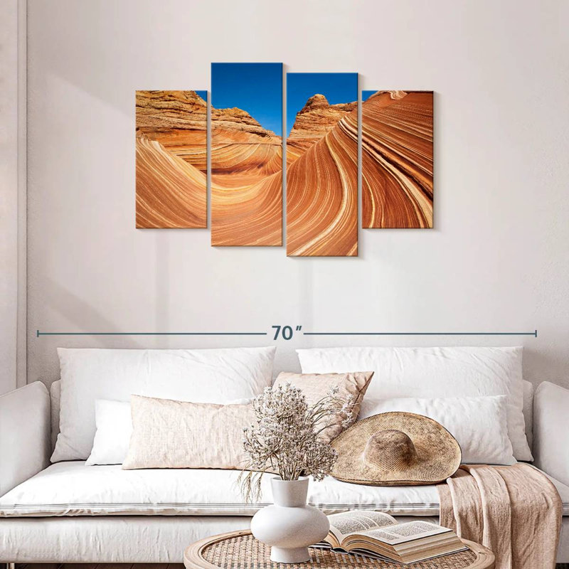 Alvord The Wave Swirling Pattern, 27" H x 43" W
