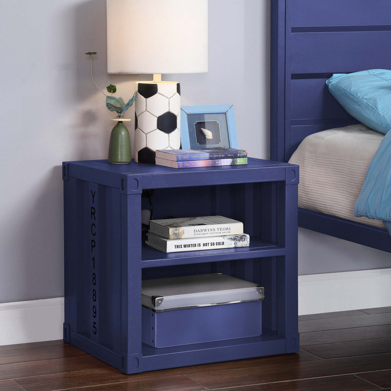 Nightstand with Open Shelf