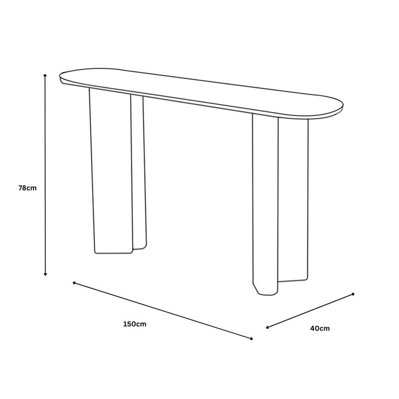 Rhodes 150cm Console Table
