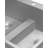 Ruvati 33-inch Drop-in Low Platform-Divide Zero Radius 60/40 Double Bowl  Topmount Kitchen Sink
