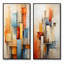 «Cubism Fragmented Perspectives», 2 pièces sur toile-2053102701-2053102697