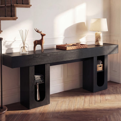 Console 79 po avec prise de courant et rangement