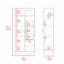 Garde-manger Varese, double porte, cinq tablettes