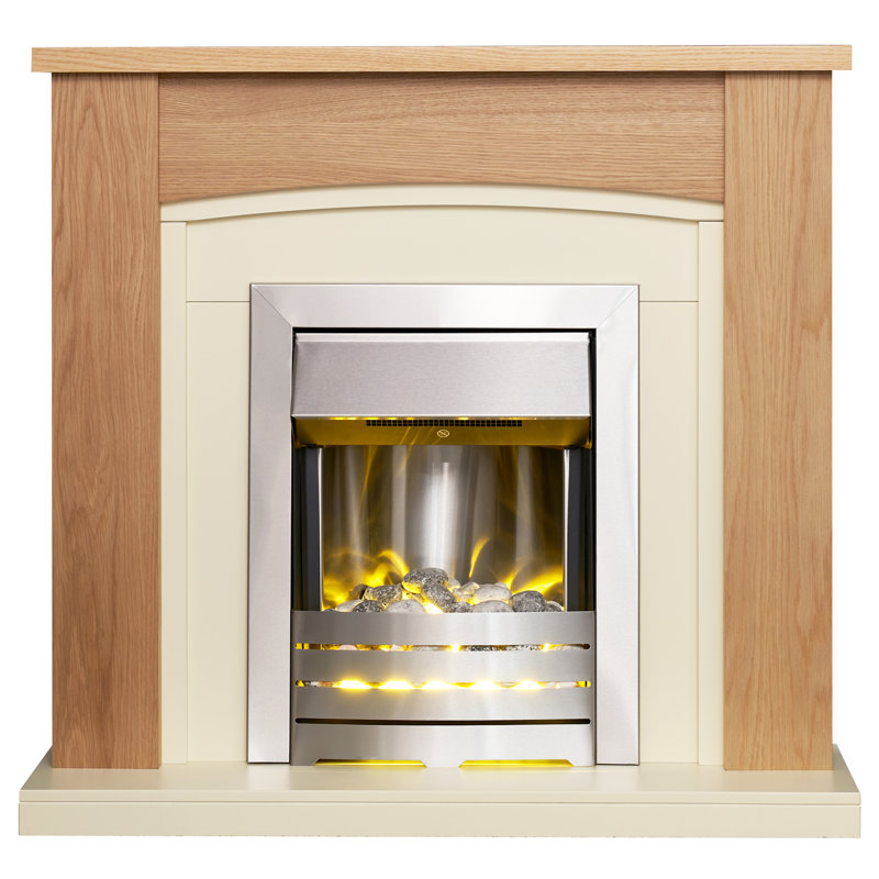 Chilton Adam 48.5 cm W Electric Fireplace with 6824.28 BTU