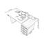 Bureau 3 tiroirs noir réglable en bois manufacturé et en acier au carbone-2029701856-2029701857-2029701869