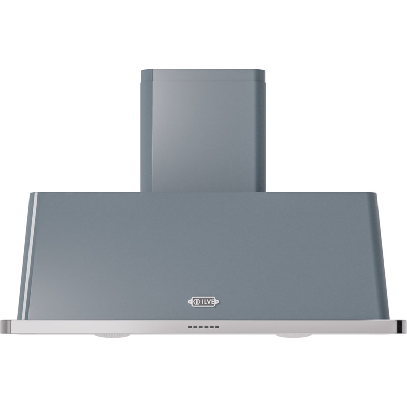 48" Majestic II 600 CFM Ducted Wall Mount Range Hood, Blue Gray