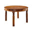 Oxford Acacia Round Solid Wood Top Dining Table-78923358-78923357