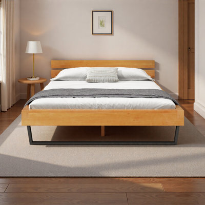 Pine Wood Bed Frame