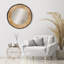 Miroir mural 30,5 "en bois et verre Borica