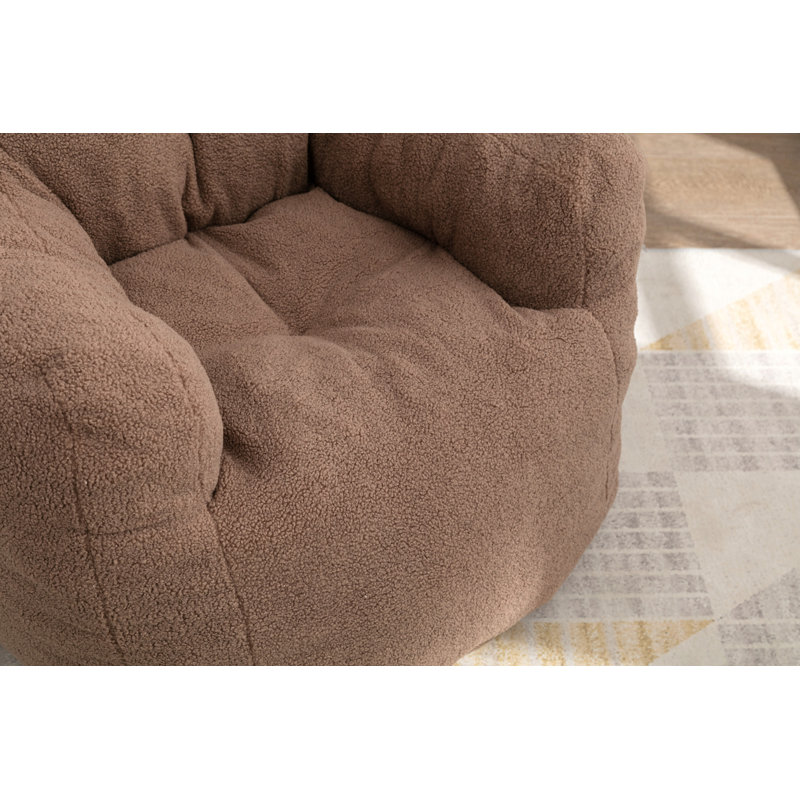 Fabric Bean Bag Chairs, Brown Fabric