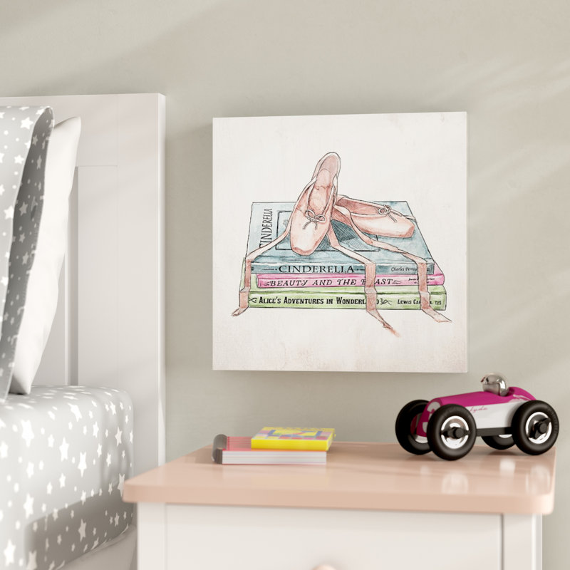 Art sur toile, Chaussons de ballet, H 16 po x l 16 po x 1,5 po