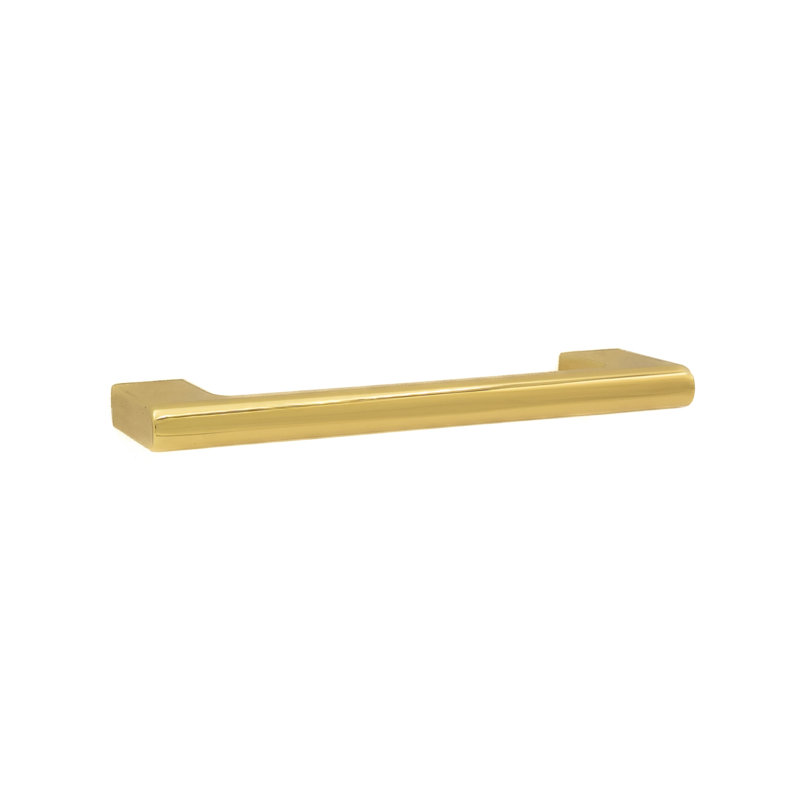 Vail 4" Polished Gold Bar Pull, Polished Gold, 4"