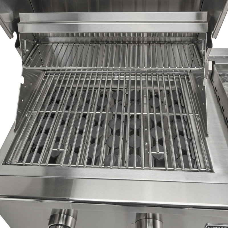 Coyote Outdoor 50" Natural Gas / Flat Top Combo Built-In NG Grill, Liquid Propane