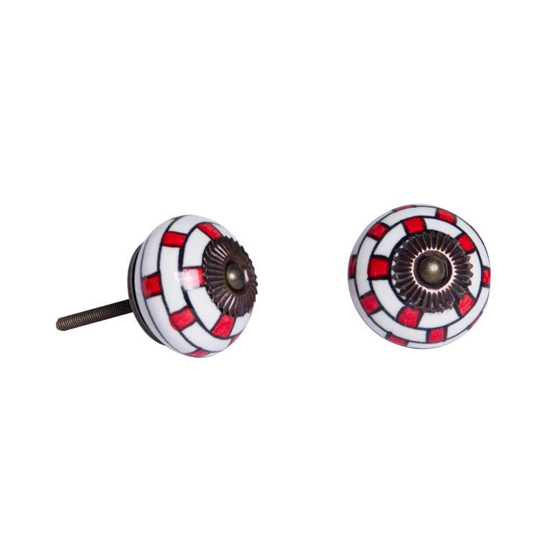 Handpainted Round Knob