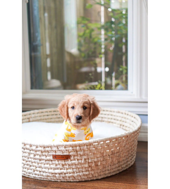 Scrags Round Fleece Pet Bed