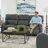 Gunnell 83" Top Grain Italian Leather Match Power Reclining Sofa with Adjustable Headrest-66154451