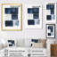 Toile bleu marine, art mural abstrait indigo, Vutech-1404434397-1404434394