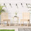 Ensemble de 2 chaises de jardin Vidaxl