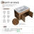 Croissy 30'' Single Bathroom Vanity with Ceramic Top