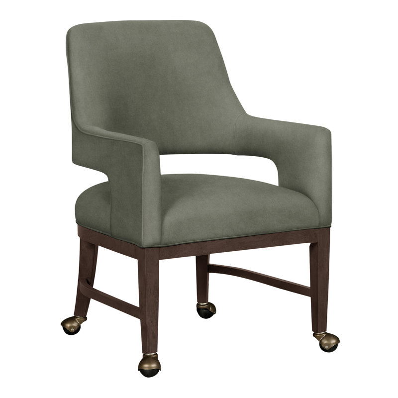Chaise avec accoudoirs Josie Grande, Polyester saule 9953, Noisette