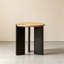 Table de bout moderne en chêne massif 18,11 po-1210960737-1210960736