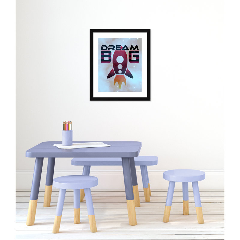 Grande surface de rêve, H 26,5 po x l 22,5 po x P 0,63 po, Cadre noir