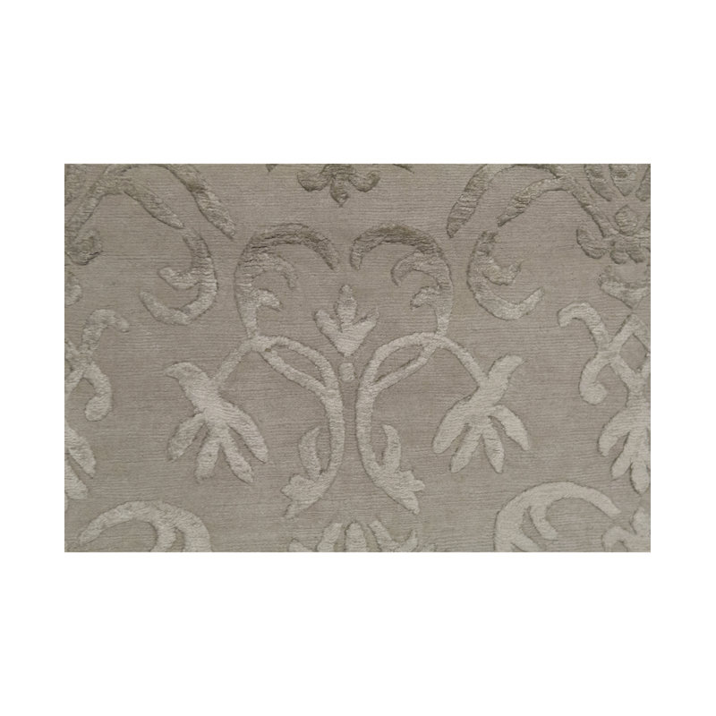 Himalayan Hand Woven Wool Damask Area Rug