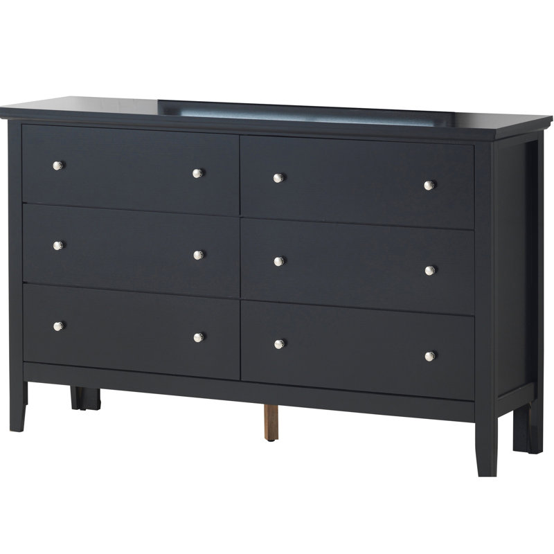 Commode noire - Glory Furniture G1336-d, avec panneau de particules et conception entièrement assemblée G1336-d
