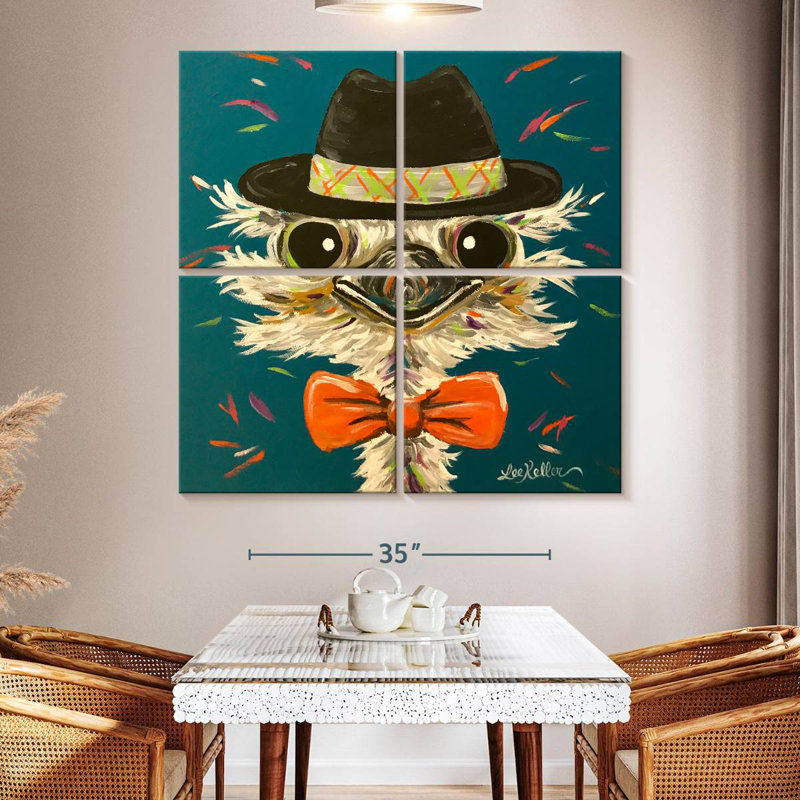 Brampt Ostrich Miles, 50" H x 50" W