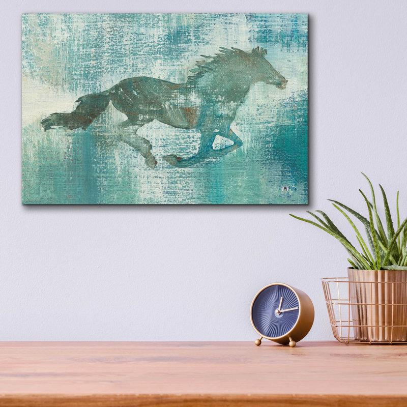 " Mustang Study " by Studio Mousseau, 12" H x 16" W x 0.13" D