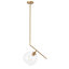 Luminaire suspendu en forme de globe à 1 lumière Suazo-1043245979-1043245977
