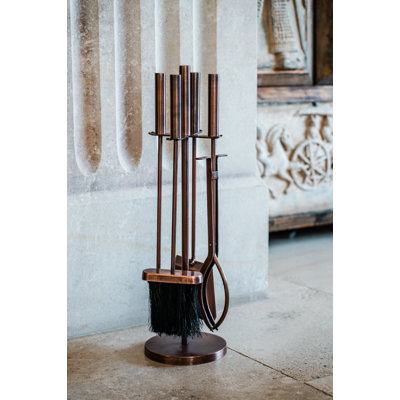 Crivello Iron Fireplace Tool Set