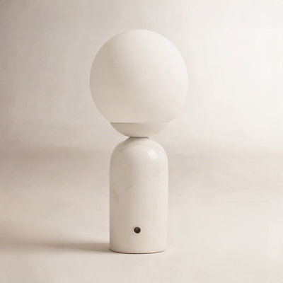 Mila Genuine Marble Desk Lamp