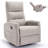 Manual Recliner Chair With Rocker And Swivel In Fabric For Living Room-1790808722